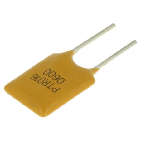 Siguranţă polimerică PTC 6A Imax 100A THT PTR016V - Pungă de protecţie pentru instalaţii electrice | Electronic-mag.ro | Componente Electronice