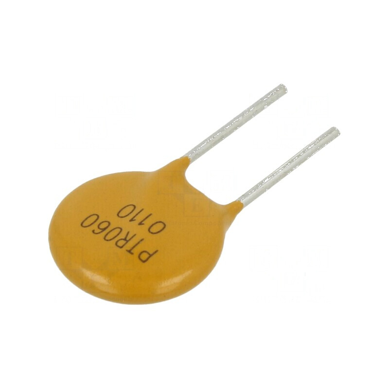 Siguranţă polimerică PTC 1,1A Imax 40A THT PTR060V pentru protecţie electrică - pungă | Electronic-mag.ro | Componente Electronice