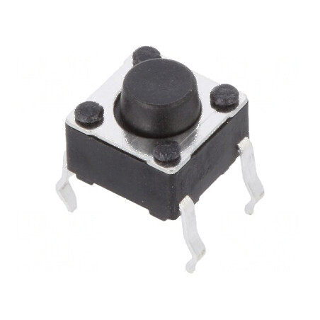 Microîntrerupător TACT SPST-NO 0,05A/12VDC SMT fără, Poz. 2 | Electronic-mag.ro | Componente Electronice
