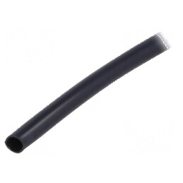Manşon electroizolant PVC neagră 5mm, 500m, -20÷125°C | Electronic-mag.ro | Componente Electronice