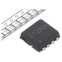 Tranzistor N-MOSFET unipolar 30V 27A - 48A 15W HSMT8 pentru aplicații electronice | Electronic-mag.ro | Componente Electronice