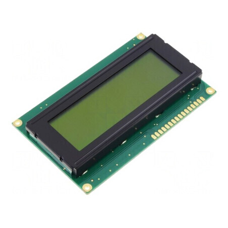 Afișaj LCD Alfanumeric 20x4 Galben-Verde | Electronic-mag.ro | Componente Electronice