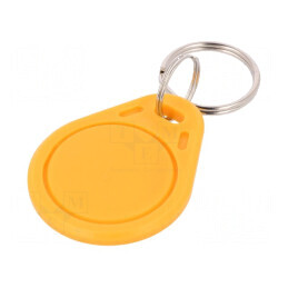Breloc RFID din plastic galben 125kHz 8BROM pentru identificare acces | Electronic-mag.ro | Componente Electronice