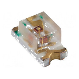 LED SMD 0603 roșie 11,5mcd 1,6x0,8mm 130° 2mA λd: 631nm 78mW - Lumină LED pentru iluminat decorativ | Electronic-mag.ro | Componente Electronice