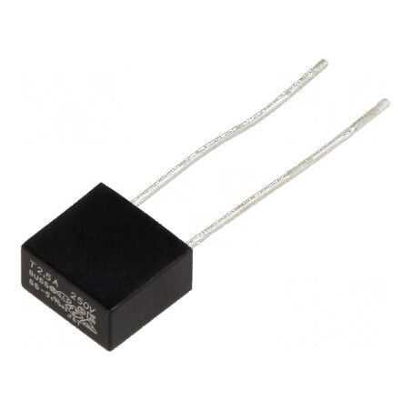 Siguranţă întârziere 2,5A 250VAC THT TE5 SS 5,08mm pentru protecţia circuitelor electrice | Electronic-mag.ro | Componente Electronice