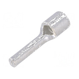 Vârf tip ac Ø 2,8mm pentru cablu neizolat 6mm2 crimpat cositorit | Electronic-mag.ro | Componente Electronice