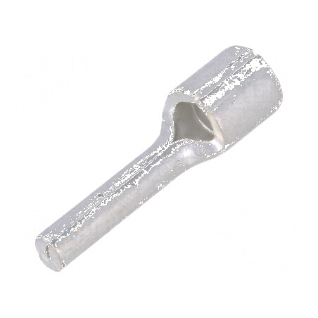 Vârf tip ac Ø 2,8mm pentru cablu neizolat 6mm2 crimpat cositorit | Electronic-mag.ro | Componente Electronice