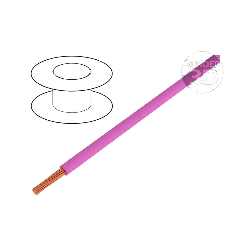 Cablu litat OFC 0,35mm2 PVC roz 49V 200m 1x0,35mm2 - Cablu electric de calitate superioară pentru conexiuni electrice | Electronic-mag.ro | Componente Electronice Cablu litat OFC 0,35mm2 PVC roz 49V 200m 1x0,35mm2 - Cablu electric de calitate superioară pentru conexiuni electrice | Electronic-mag.ro | Componente Electronice
