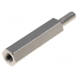 Piuliță distanțieră filetată M3, 20mm, filet interior și exterior M3 | Electronic-mag.ro | Componente Electronice
