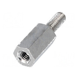 Piuliță distanțieră filetată 10mm M3 pentru filet interior și exterior | Electronic-mag.ro | Componente Electronice
