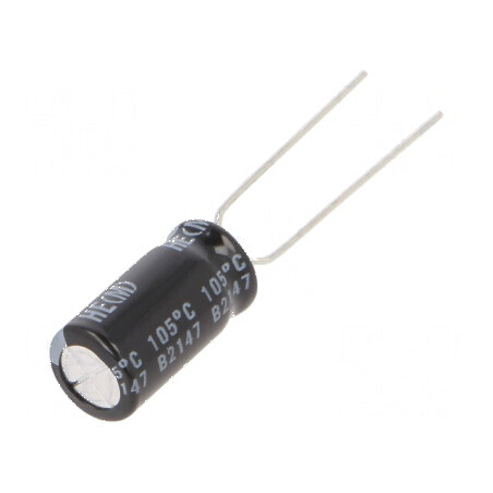 Condensator electrolitic low ESR THT 470uF 16V 8x15mm | Electronic-mag.ro | Componente Electronice