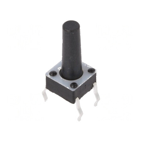 Microîntrerupător TACT SPST-NO 0,05A/12VDC THT 1,57N, Pozitie 2 | Electronic-mag.ro | Componente Electronice
