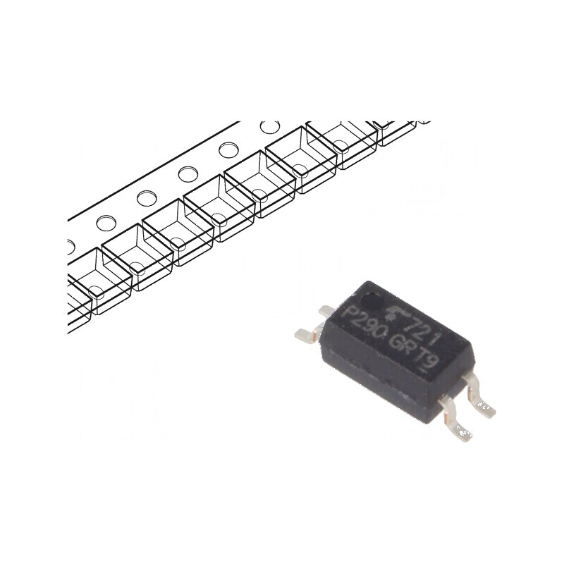Optocuplor SMD cu 1 ieșire, tranzistori, izolație 3,75kV, Uce 80V, SO4 | Electronic-mag.ro | Componente Electronice Optocuplor SMD cu 1 ieșire, tranzistori, izolație 3,75kV, Uce 80V, SO4 | Electronic-mag.ro | Componente Electronice