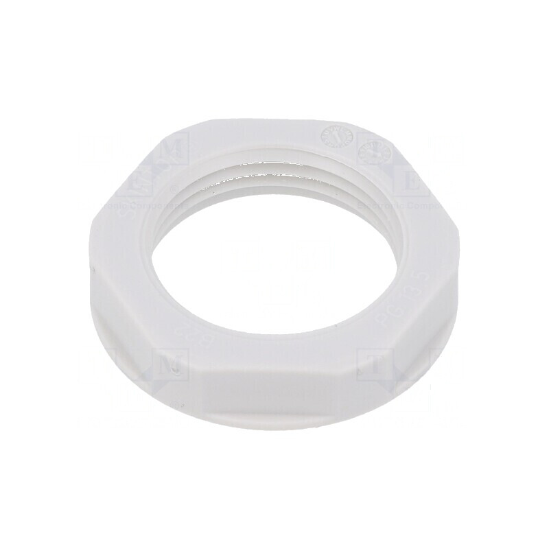 Piuliță PG13,5 din polistiren 27mm gri deschis pentru temperaturi -20÷70°C, Filet PG | Electronic-mag.ro | Componente Electronice Piuliță PG13,5 din polistiren 27mm gri deschis pentru temperaturi -20÷70°C, Filet PG | Electronic-mag.ro | Componente Electronice