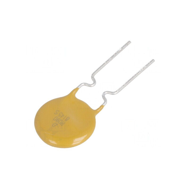 Siguranţă polimerică PTC 900mA Ø11,7mm 5,1mm pentru protecţie electrică | Electronic-mag.ro | Componente Electronice Siguranţă polimerică PTC 900mA Ø11,7mm 5,1mm pentru protecţie electrică | Electronic-mag.ro | Componente Electronice
