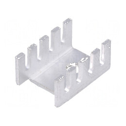 Radiator presat U TO202 TO220 - Dimensiuni 19,05mm x 13,21mm x 9,53mm | Electronic-mag.ro | Componente Electronice