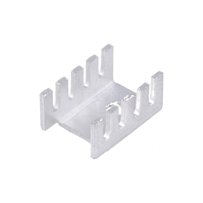 Radiator presat U TO202 TO220 - Dimensiuni 19,05mm x 13,21mm x 9,53mm | Electronic-mag.ro | Componente Electronice