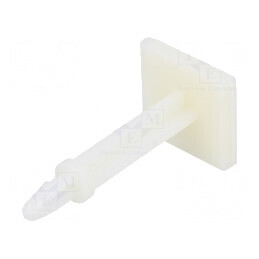 Distanţier PCB poliamidă autoadeziv 28,6mm cu clichet | Electronic-mag.ro | Componente Electronice