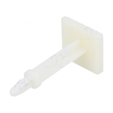 Distanţier PCB poliamidă autoadeziv 28,6mm cu clichet | Electronic-mag.ro | Componente Electronice