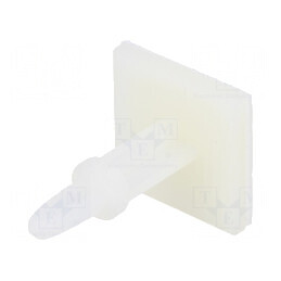 Distanţier PCB poliamidă autoadeziv 15,9mm cu clichet | Electronic-mag.ro | Componente Electronice