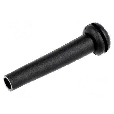 Manşon PVC negru Øorif.mont 8,7mm Øorif 5,1mm lungime 42,9mm | Electronic-mag.ro | Componente Electronice
