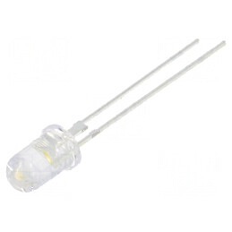 LED 5mm alb cald 40000mcd 15° convex 3÷3,8VDC | Electronic-mag.ro | Componente Electronice
