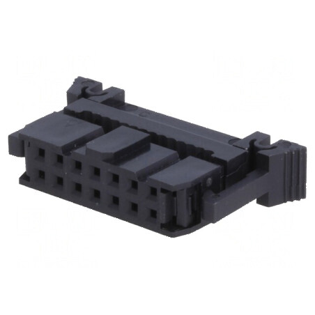 Conector IDC mamă 14 pini cu presare cablu - mufa de conectare ideală pentru proiecte elektronice | Electronic-mag.ro | Componente Electronice