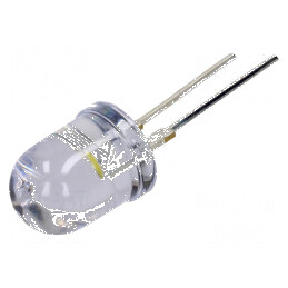 LED 10mm alb rece 30° convex 2650K iluminare efectivă | Electronic-mag.ro | Componente Electronice