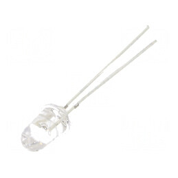 LED 5mm albastru 50000-60000mcd 8° cu parte frontală convexă | Electronic-mag.ro | Componente Electronice