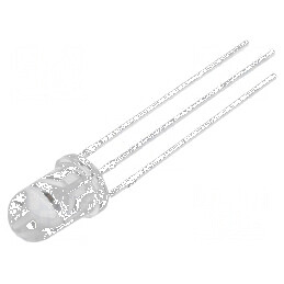 LED 5mm roșu/albastru 30° convex cu număr termic 3 | Electronic-mag.ro | Componente Electronice