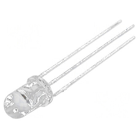 LED 5mm roșu/albastru 30° convex cu număr termic 3 | Electronic-mag.ro | Componente Electronice