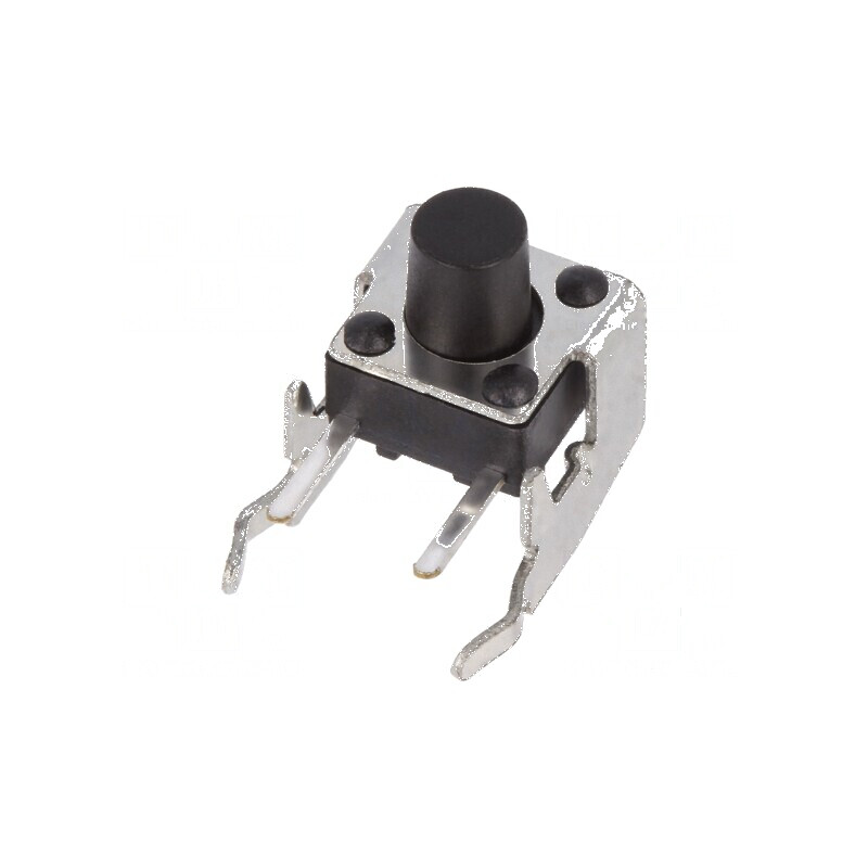 Microîntrerupător TACT SPST-NO 0,05A/12VDC Poz: 2 THT | Electronic-mag.ro | Componente Electronice