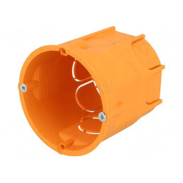 Carcasă doză electrică Ø 60mm Z 62mm pentru perete IP30 PK60 lux - accesoriu electric | Electronic-mag.ro | Componente Electronice