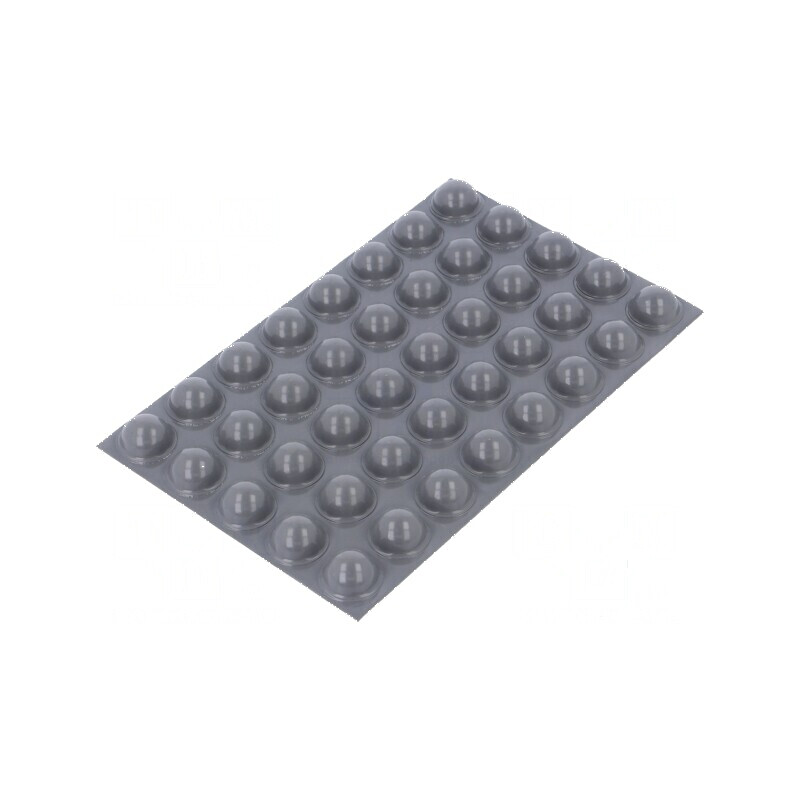 Picioruş autoadeziv gri din poliuretan, H: 7,9mm, Duritate Shore 70 | Electronic-mag.ro | Componente Electronice Picioruş autoadeziv gri din poliuretan, H: 7,9mm, Duritate Shore 70 | Electronic-mag.ro | Componente Electronice
