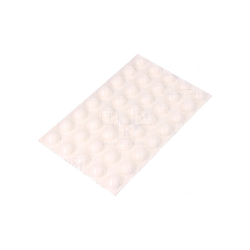 Picioruş autoadeziv alb poliuretan 7,9mm H, dimensiune 16x16mm | Electronic-mag.ro | Componente Electronice Picioruş autoadeziv alb poliuretan 7,9mm H, dimensiune 16x16mm | Electronic-mag.ro | Componente Electronice