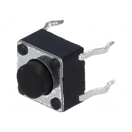 Microîntrerupător TACT SPST-NO 0,05A/12VDC THT - Pozitie 2 | Electronic-mag.ro | Componente Electronice