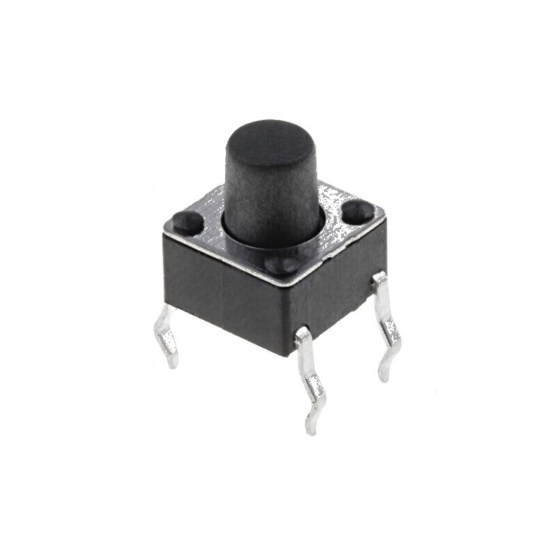 Microîntrerupător TACT SPST-NO 0,05A/12VDC THT Poz: 2 Fără | Electronic-mag.ro | Componente Electronice