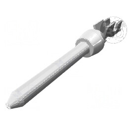 Pin tată 20 pentru cabluri cupru aurit 0,08÷0,22mm² 28AWG÷24AWG 1,2A | Electronic-mag.ro | Componente Electronice