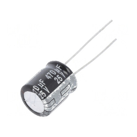 Condensator electrolitic low ESR THT 100uF 50VDC Ø10mm x 12,5mm | Electronic-mag.ro | Componente Electronice