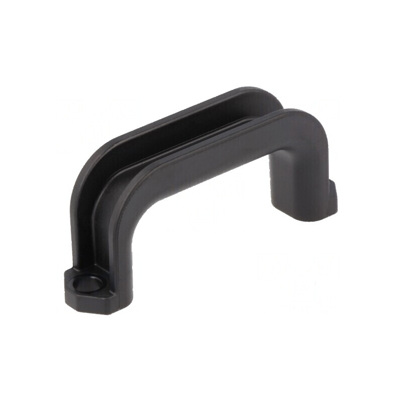 Suport manetă ABS și policarbonat negru, dimensiuni H: 22mm, L: 52mm, W: 12,2mm | Electronic-mag.ro | Componente Electronice Suport manetă ABS și policarbonat negru, dimensiuni H: 22mm, L: 52mm, W: 12,2mm | Electronic-mag.ro | Componente Electronice