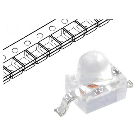 LED SMD Gull Wing Verde 1900-2700mcd 2,5x2x2,8mm 20° 20mA - Lumină Eficientă pentru Proiecte DIY | Electronic-mag.ro | Componente Electronice