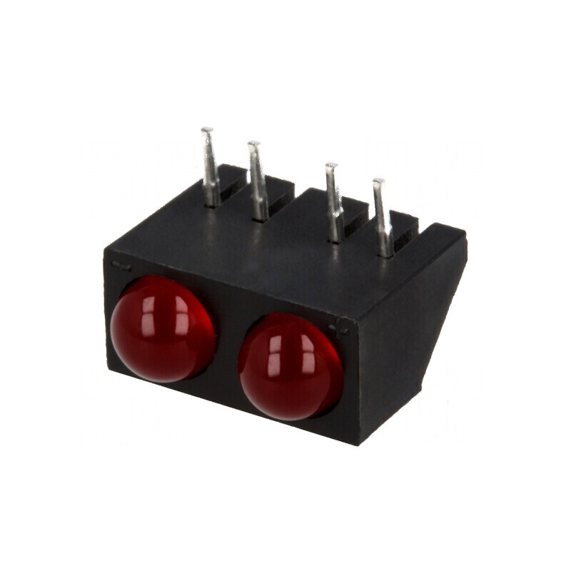 LED orizontală 4,8mm cu 2 diode roșii 20mA 60° în carcasă | Electronic-mag.ro | Componente Electronice LED orizontală 4,8mm cu 2 diode roșii 20mA 60° în carcasă | Electronic-mag.ro | Componente Electronice