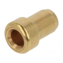 Conector banană 2mm soclu 6mm aurit neizolat alamă | Electronic-mag.ro | Componente Electronice
