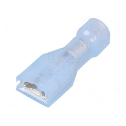 Terminal plat 4,8mm cu mamă 0,8mm pentru cablu 1,25-2mm² crimpat | Electronic-mag.ro | Componente Electronice