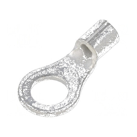 Vârf inelar M4 crimpat pe cablu neizolat cupru, 0,3-1,42mm² | Electronic-mag.ro | Componente Electronice