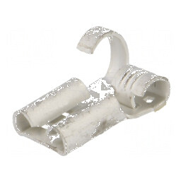 Terminal plat mamă 6,3mm 0,8mm pentru cablu 0,8÷3mm2 crimpat | Electronic-mag.ro | Componente Electronice