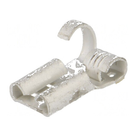 Terminal plat mamă 6,3mm 0,8mm pentru cablu 0,8÷3mm2 crimpat | Electronic-mag.ro | Componente Electronice