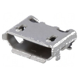 Conector USB A mini soclu SMT unghi 90° USB 2.0 aurit pentru montaj pe placă | Electronic-mag.ro | Componente Electronice