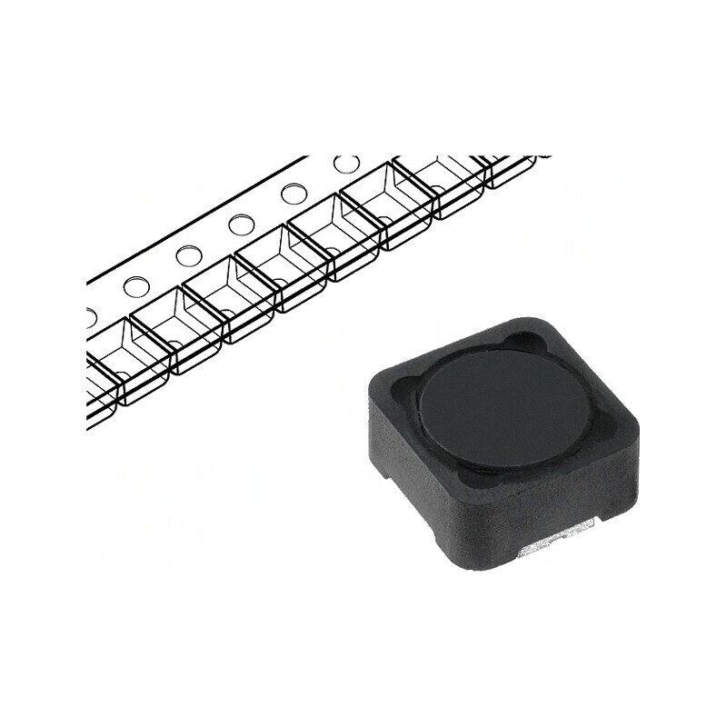 Inductor SMD 68uH 1,5A 120mΩ ±20% 12x12x6mm -40÷85°C pentru aplicații electronice | Electronic-mag.ro | Componente Electronice