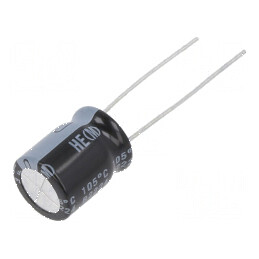 Condensator electrolitic low ESR THT 470uF 16VDC Ø10x12,5mm pentru circuite electronice | Electronic-mag.ro | Componente Electronice